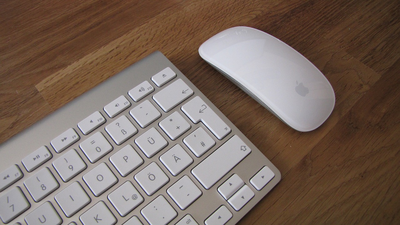keyboard mouse mac free photo
