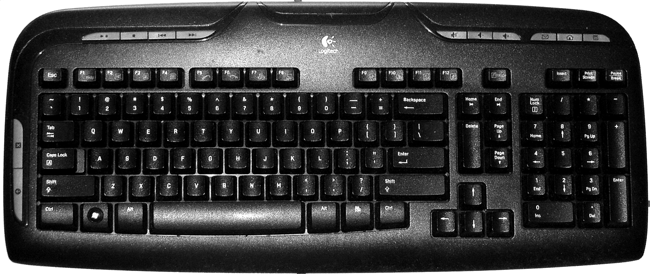 keyboard computer black free photo