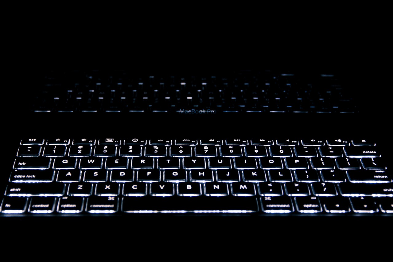 keyboard technology reflection free photo