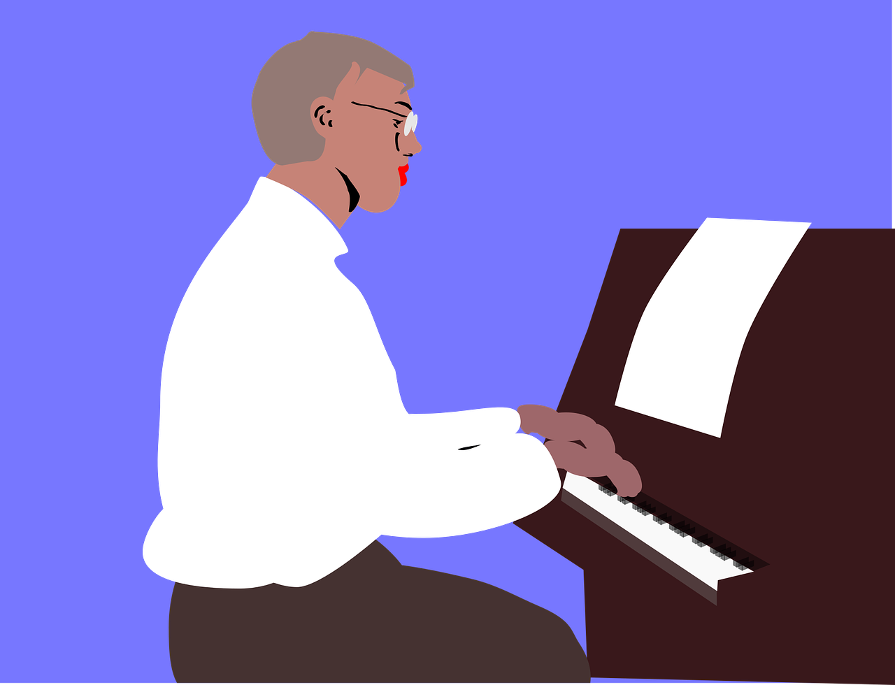keyboarder pianist music free photo