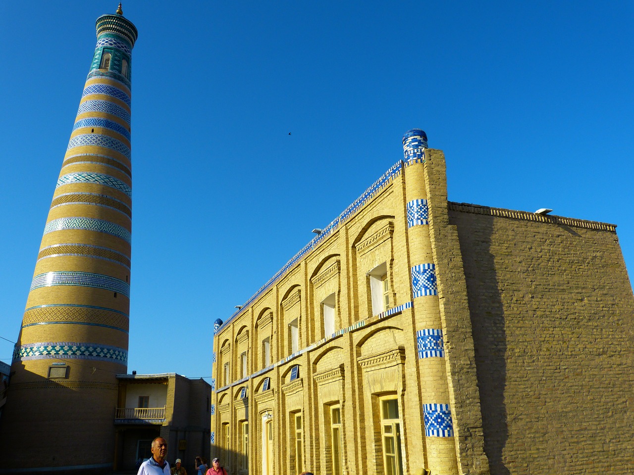khiva chodja islam minaret high free photo
