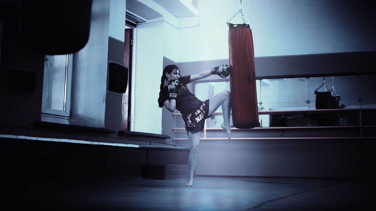 kickboxer girl moscow free photo