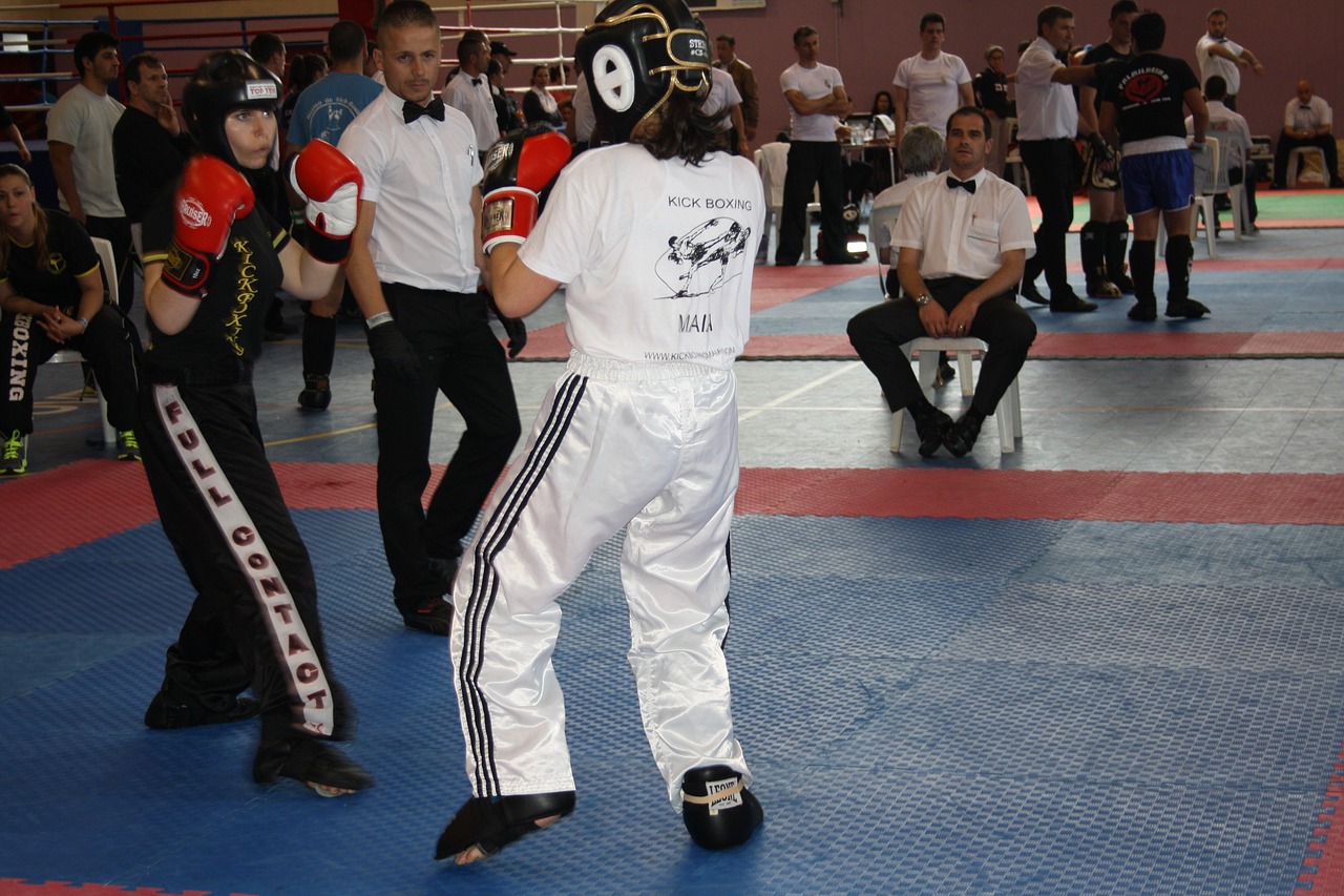 kick boxing combat sport free photo