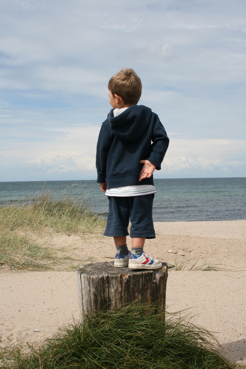 kid beach summer free photo