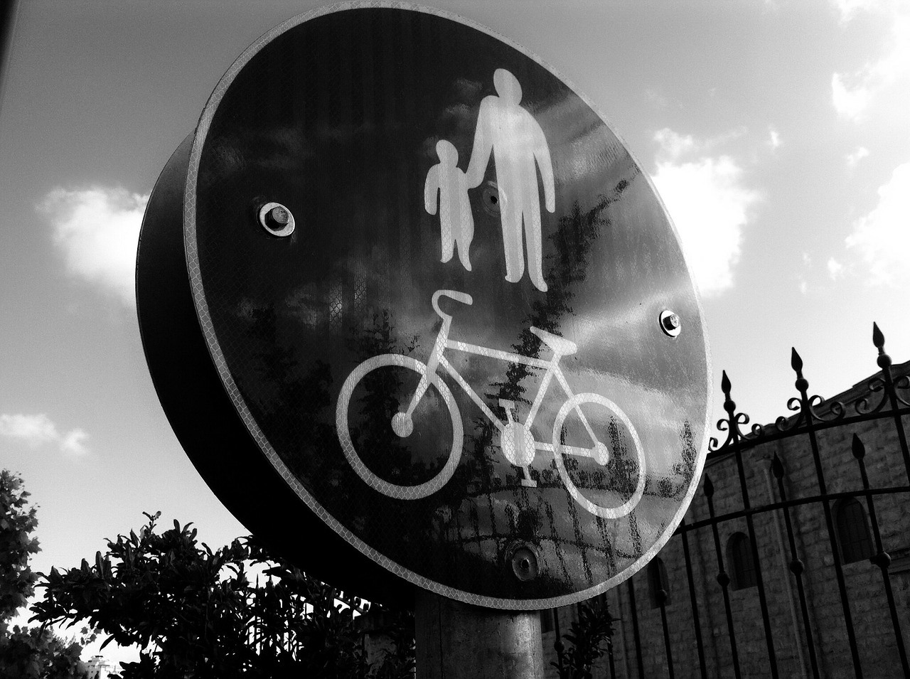 kid father bicycle free photo