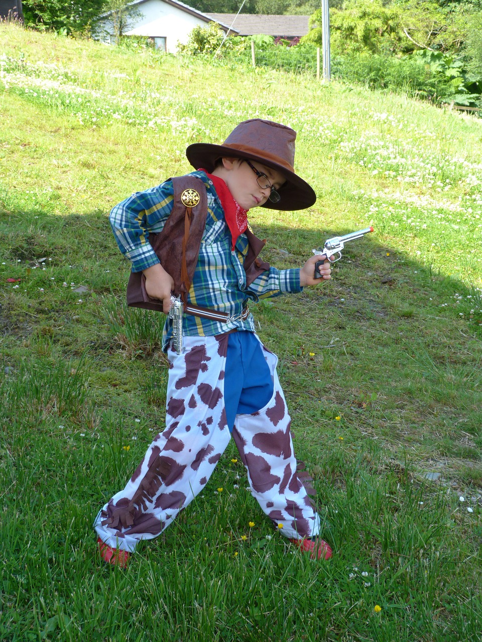 kid boy cowboy free photo