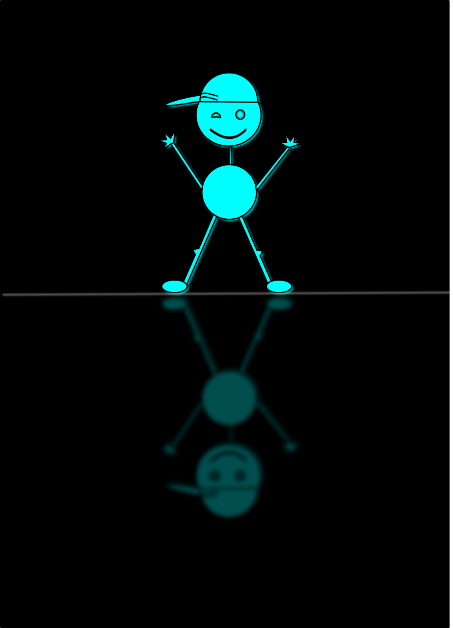 kid stickman stick figure free photo