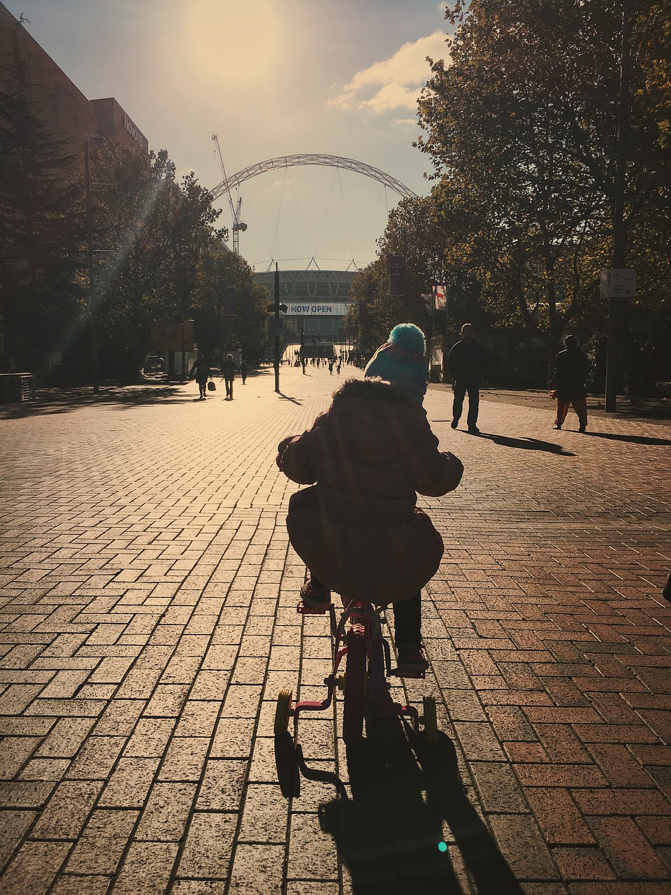 kids cycling outdoor free photo