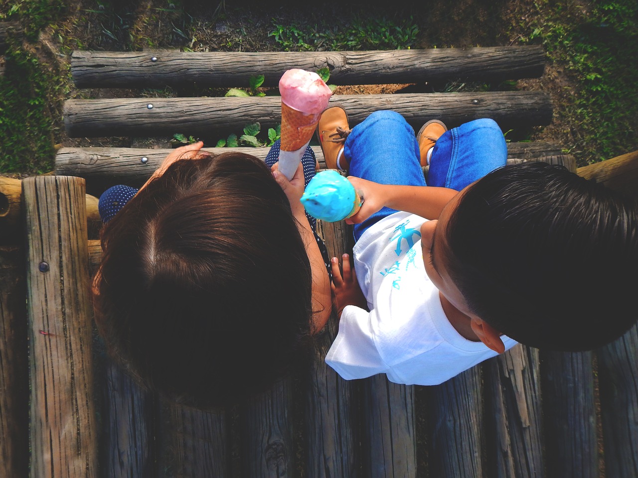 kids park ice cream free photo