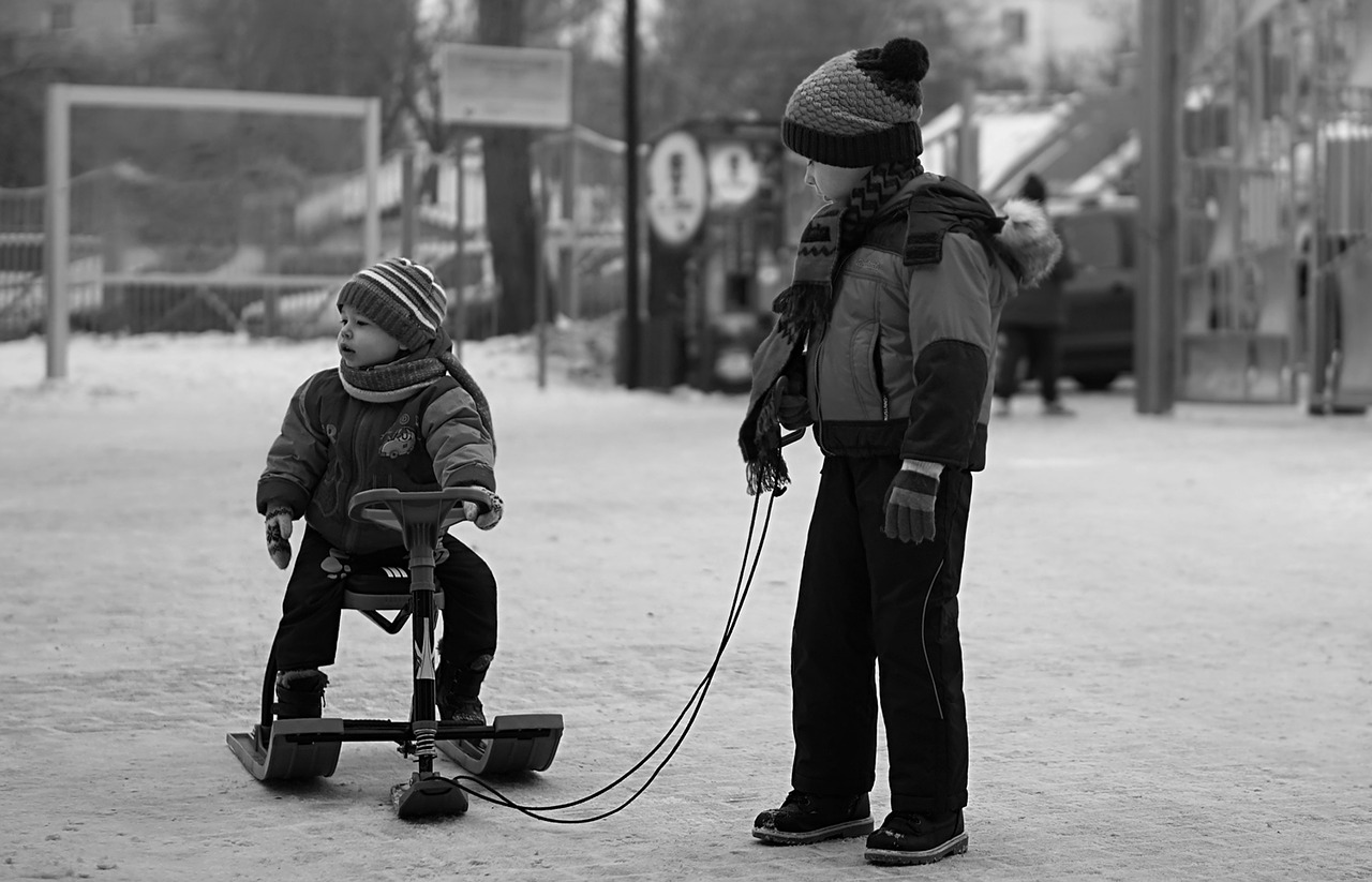 kids  winter  people free photo