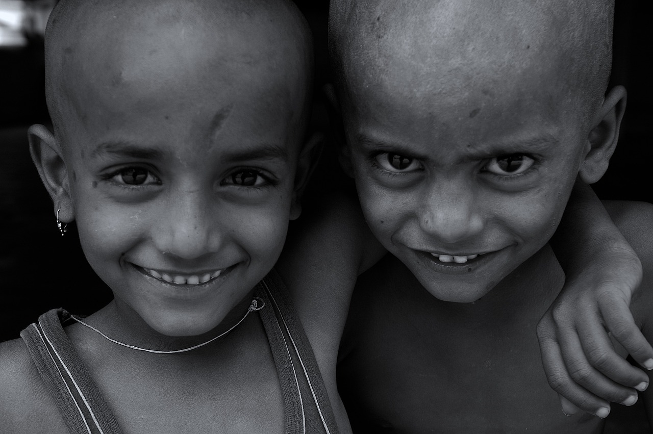 kids  two bothers  india free photo