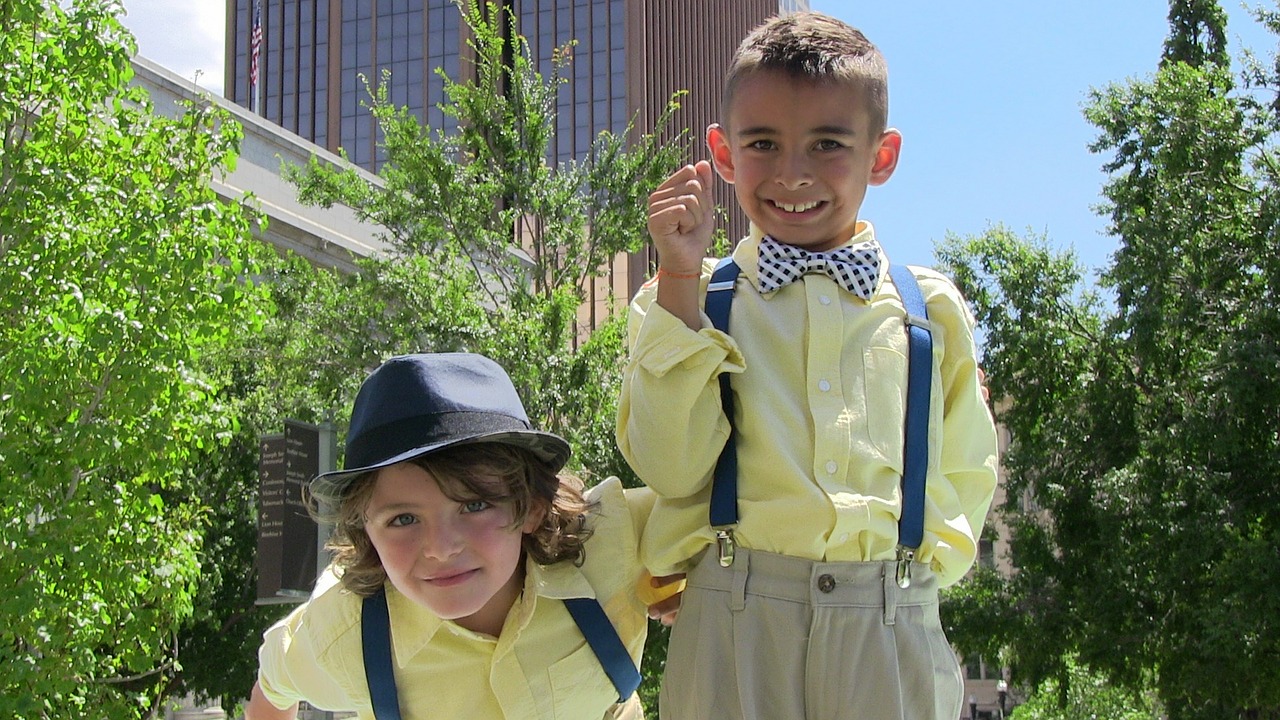 kids children suspenders free photo