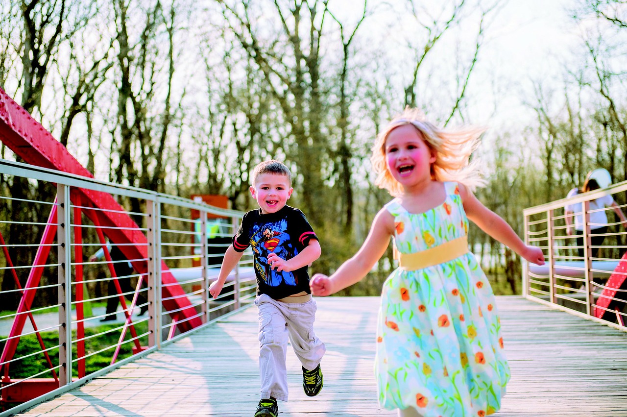 kids running child girl free photo