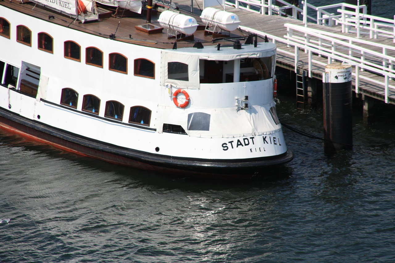 kiel port pier free photo