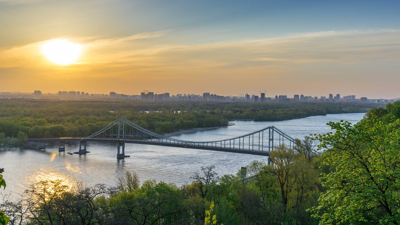 kiev ukraine river free photo