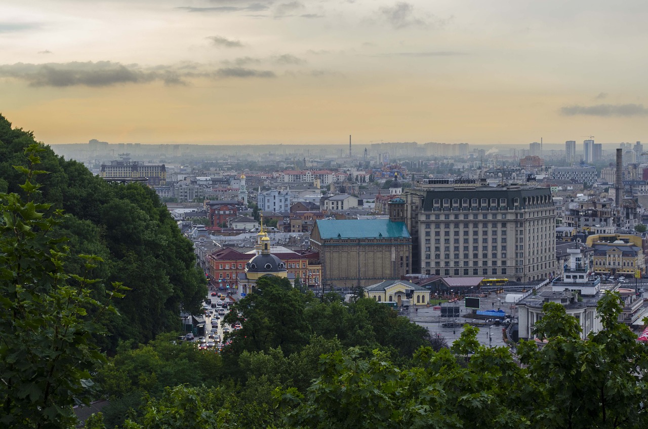 kiev panorama skirt free photo
