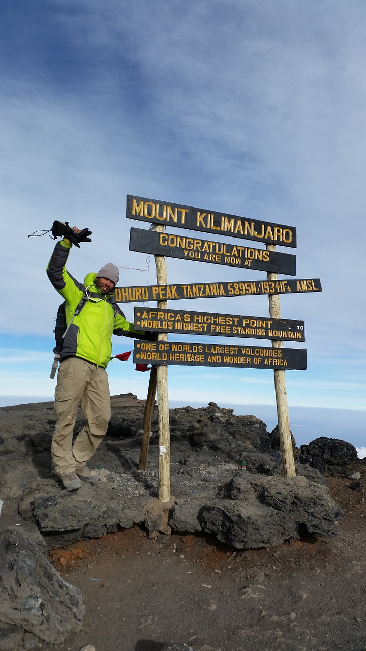 kilimanjaro mountain mountaineering free photo