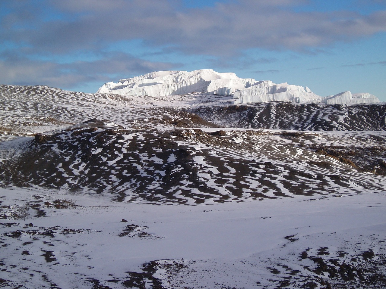 kilimanjaro glacier stella point free photo