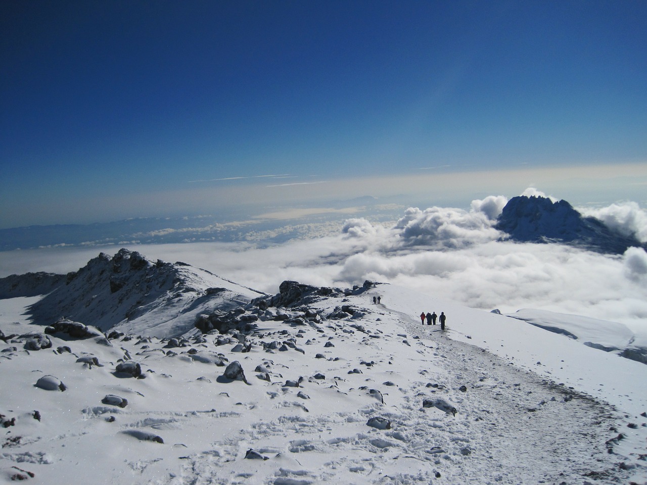kilimanjaro mount volcano free photo
