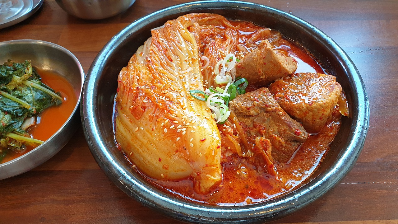 kimchi  side dish  food free photo