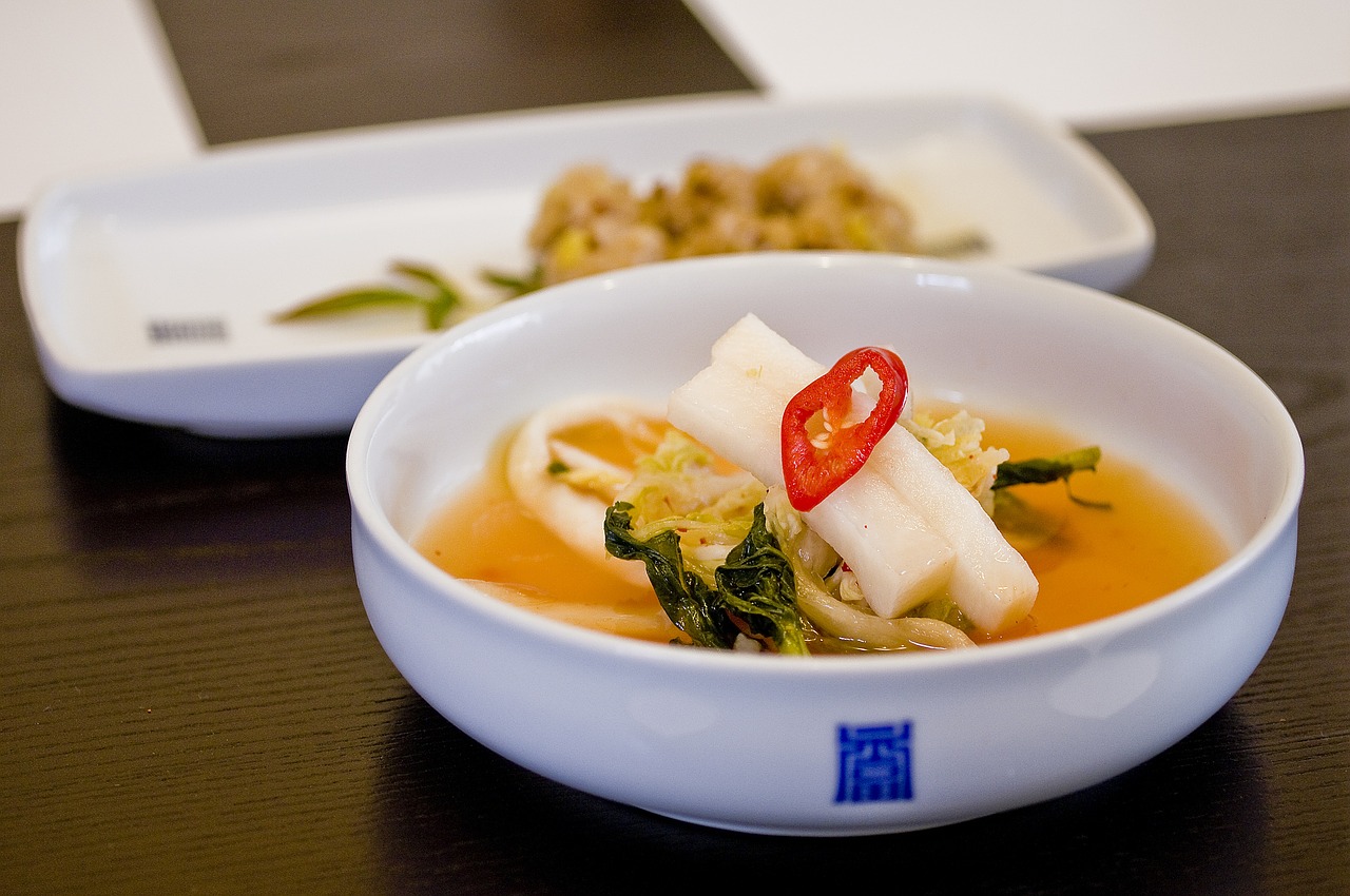 kimchi korean traditional food free photo