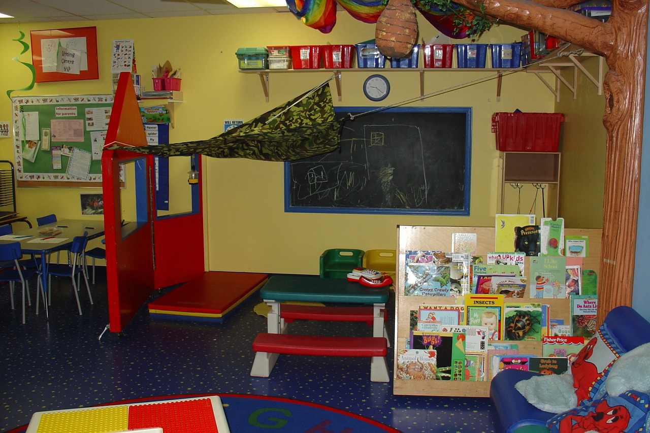 kindergarden preschooler room playroom free photo