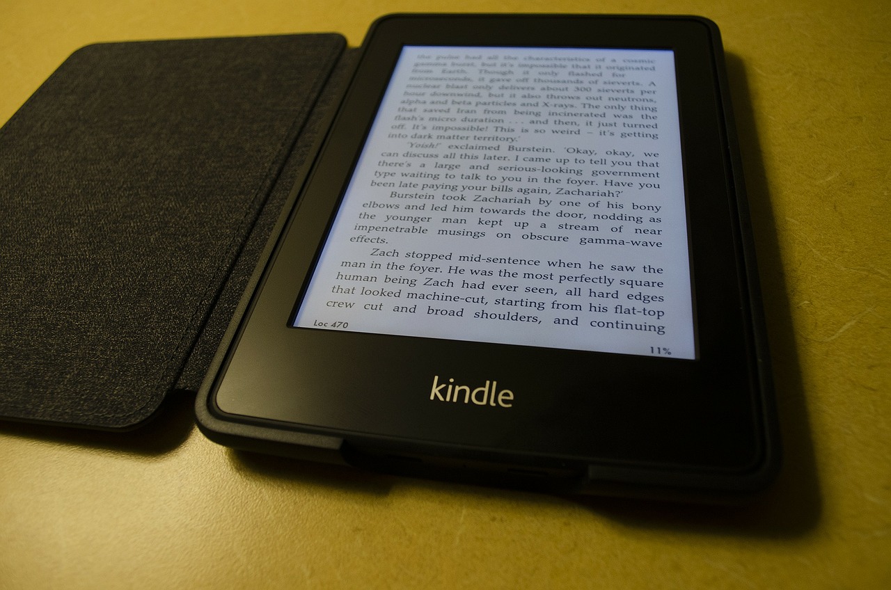 kindle e-reader e-book free photo