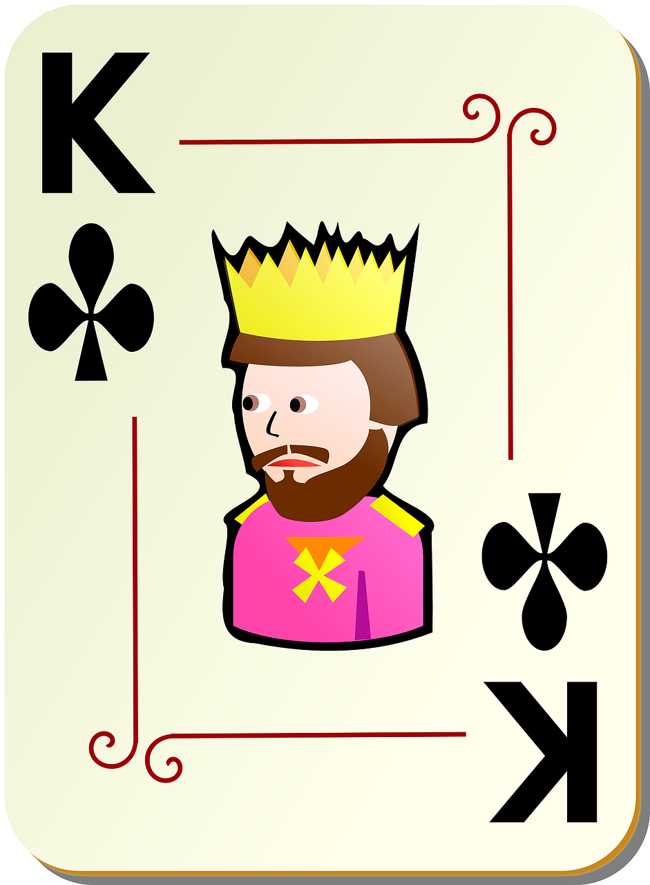 king clubs poker free photo