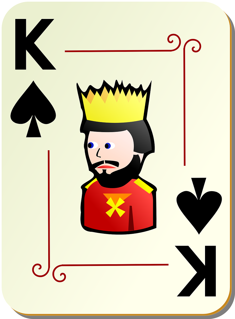 king spades playing cards free photo