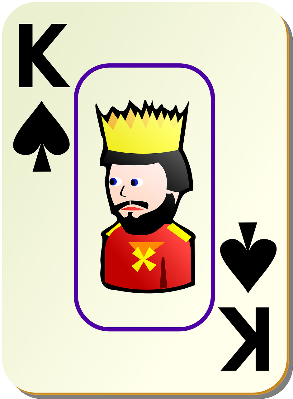 king spades card free photo