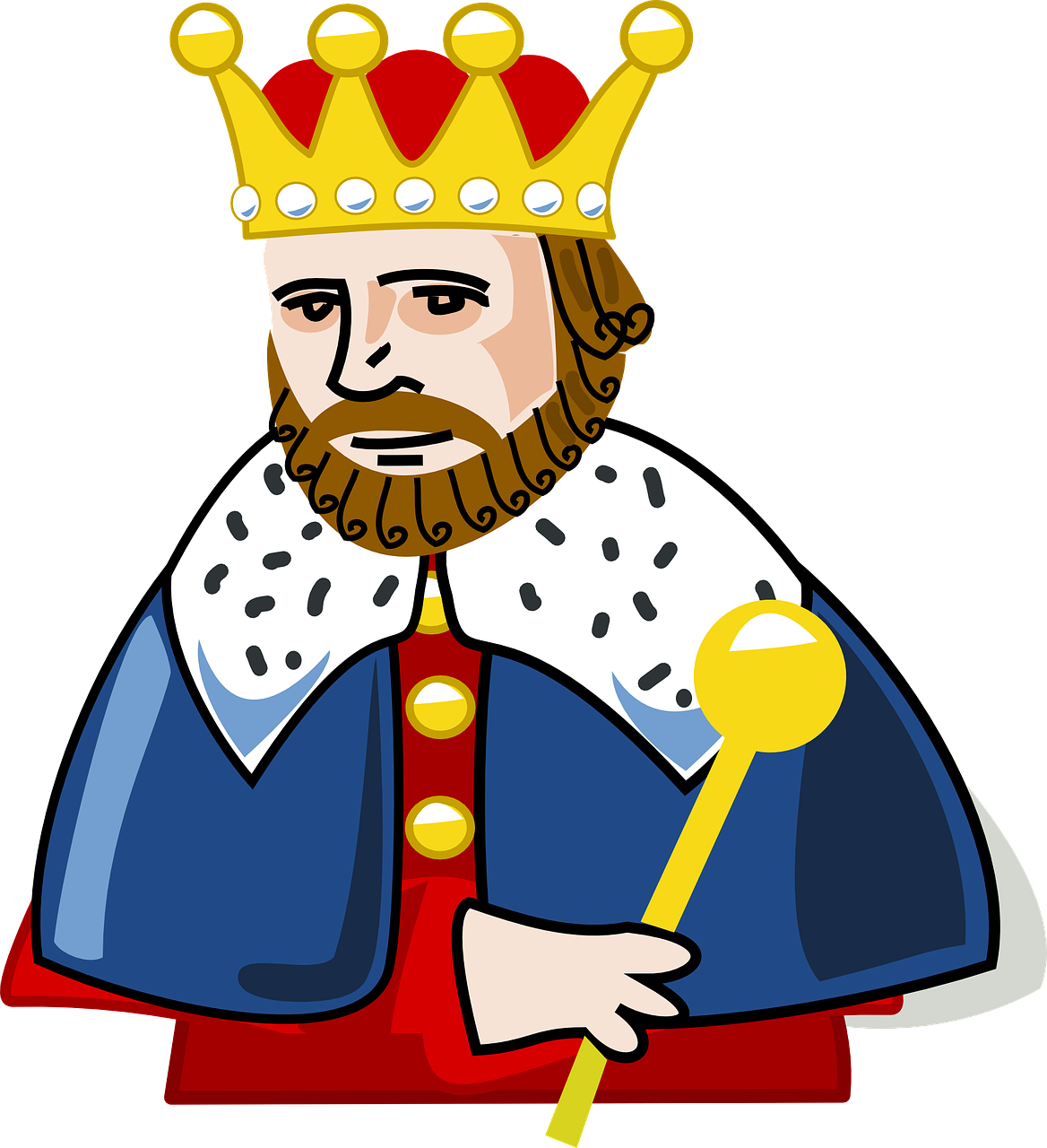 king crown beard free photo