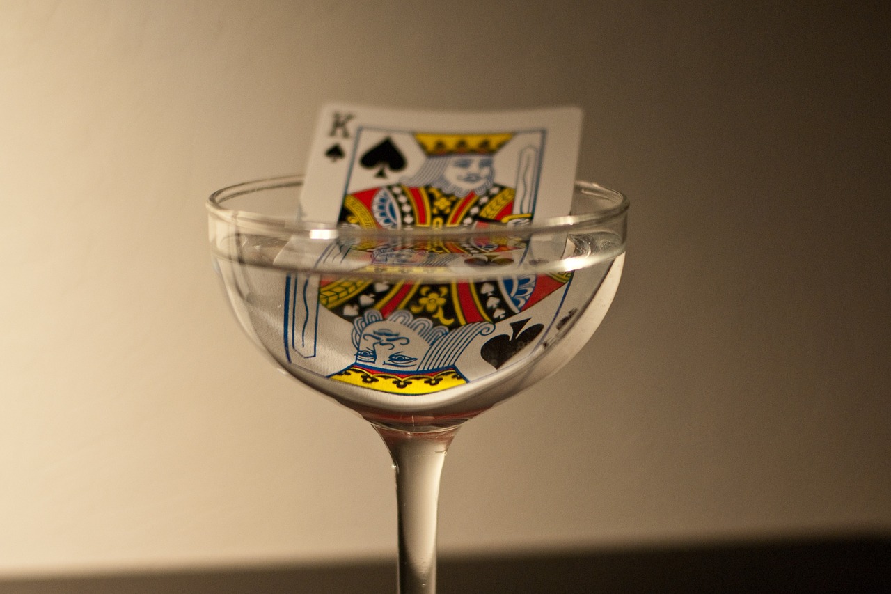 king playing card glass free photo