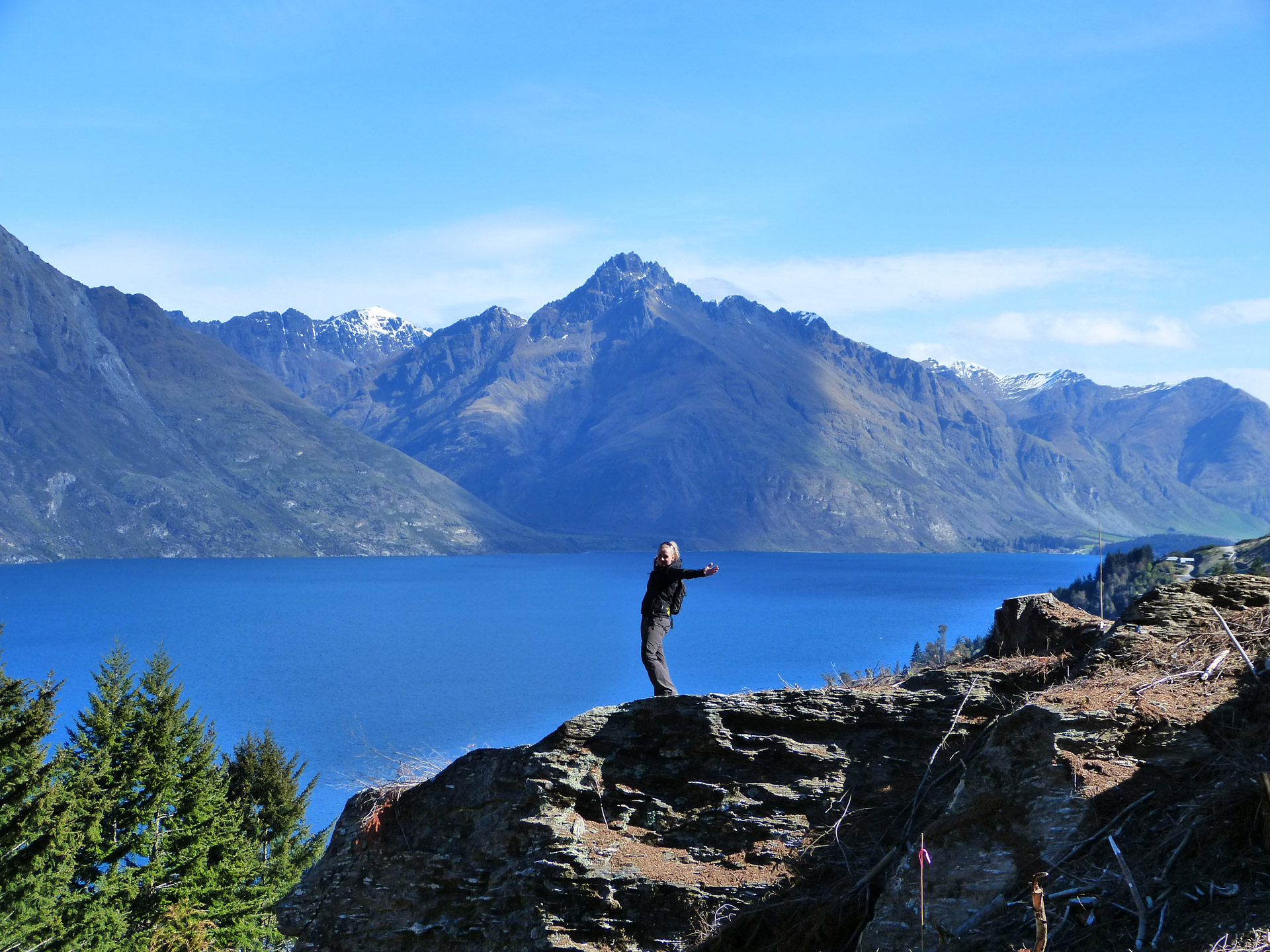 queenstown lake wakatipu auckland free photo