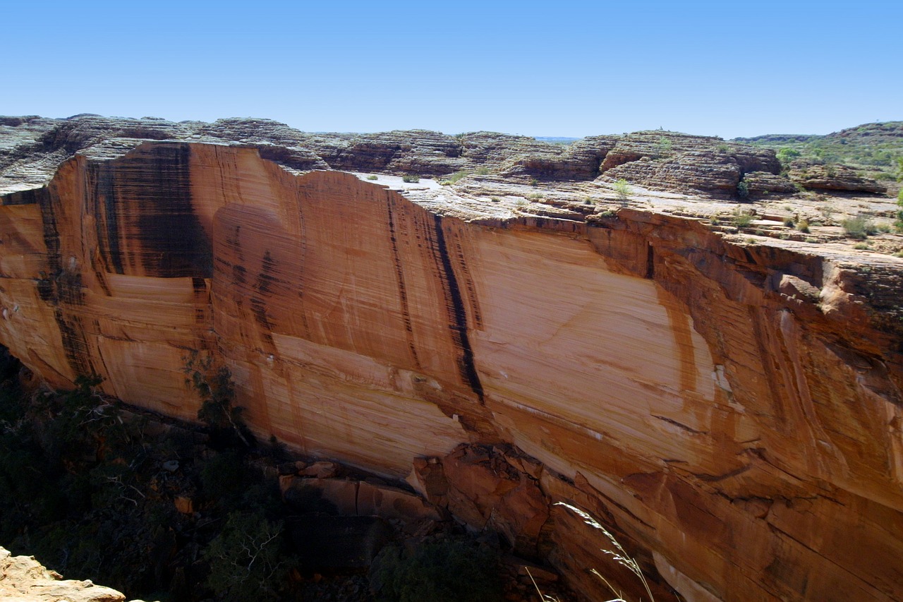 kings canyon australia outback free photo