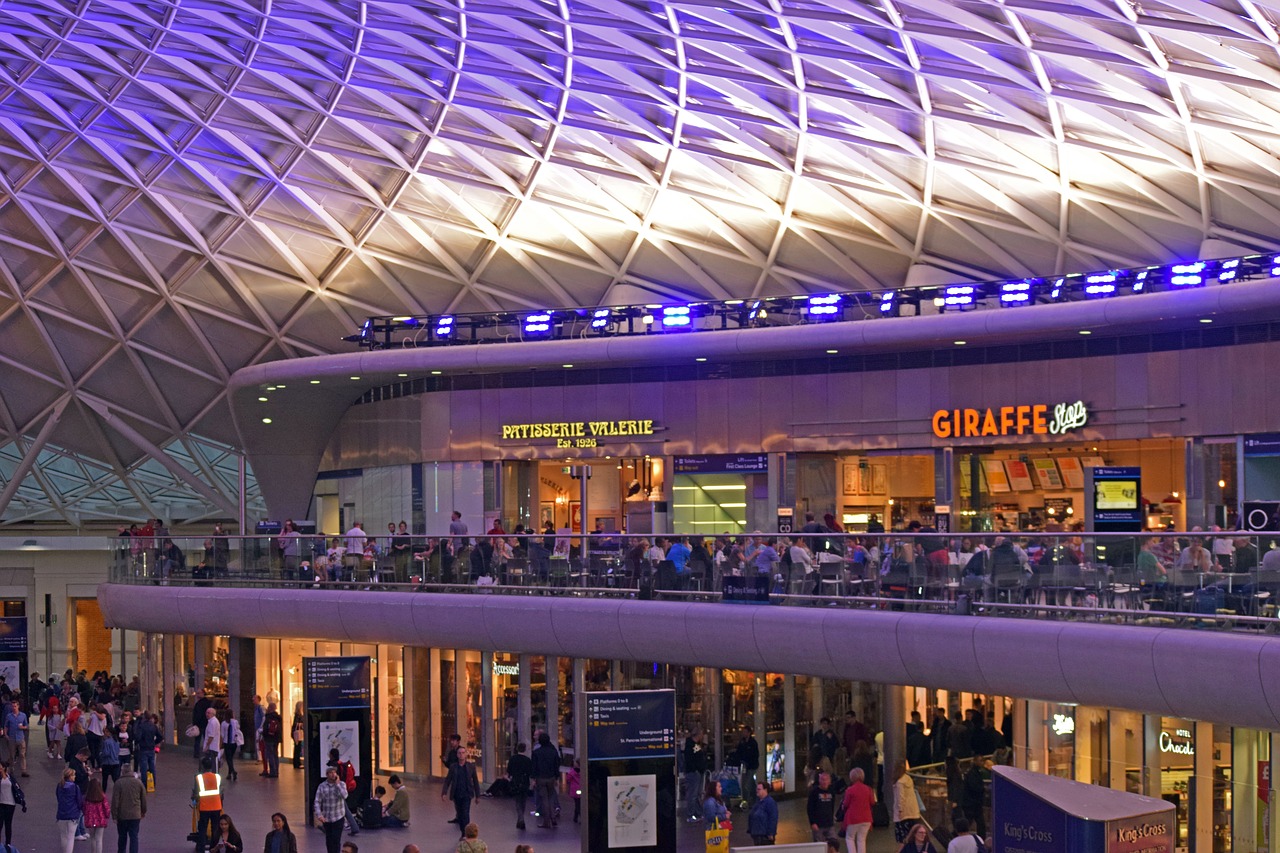 kings cross station london free photo