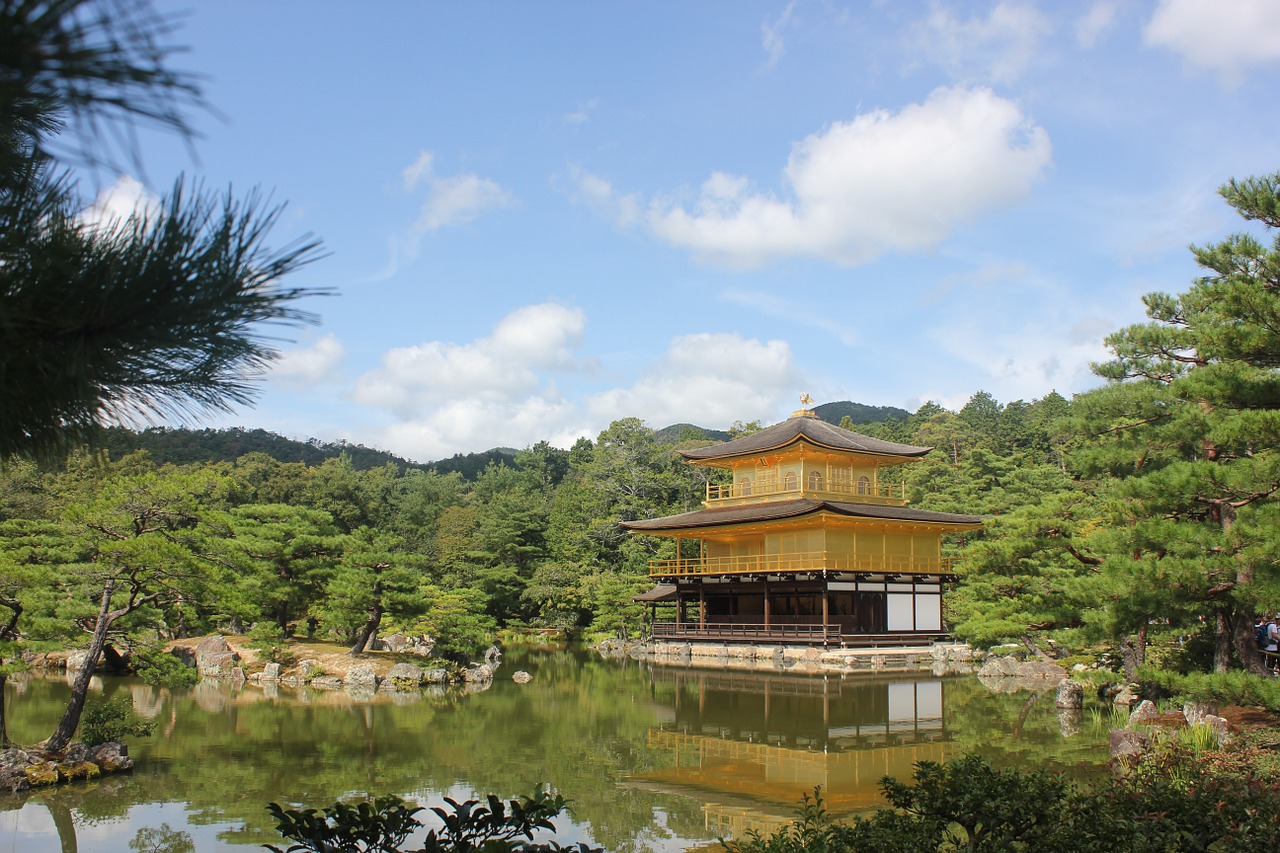 kinkaku-ji rokuon-ji temple free photo
