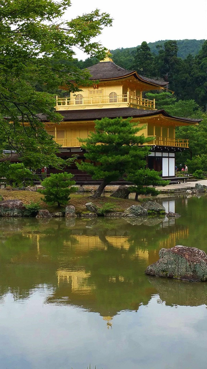 kinkakuji temple kyoto free photo