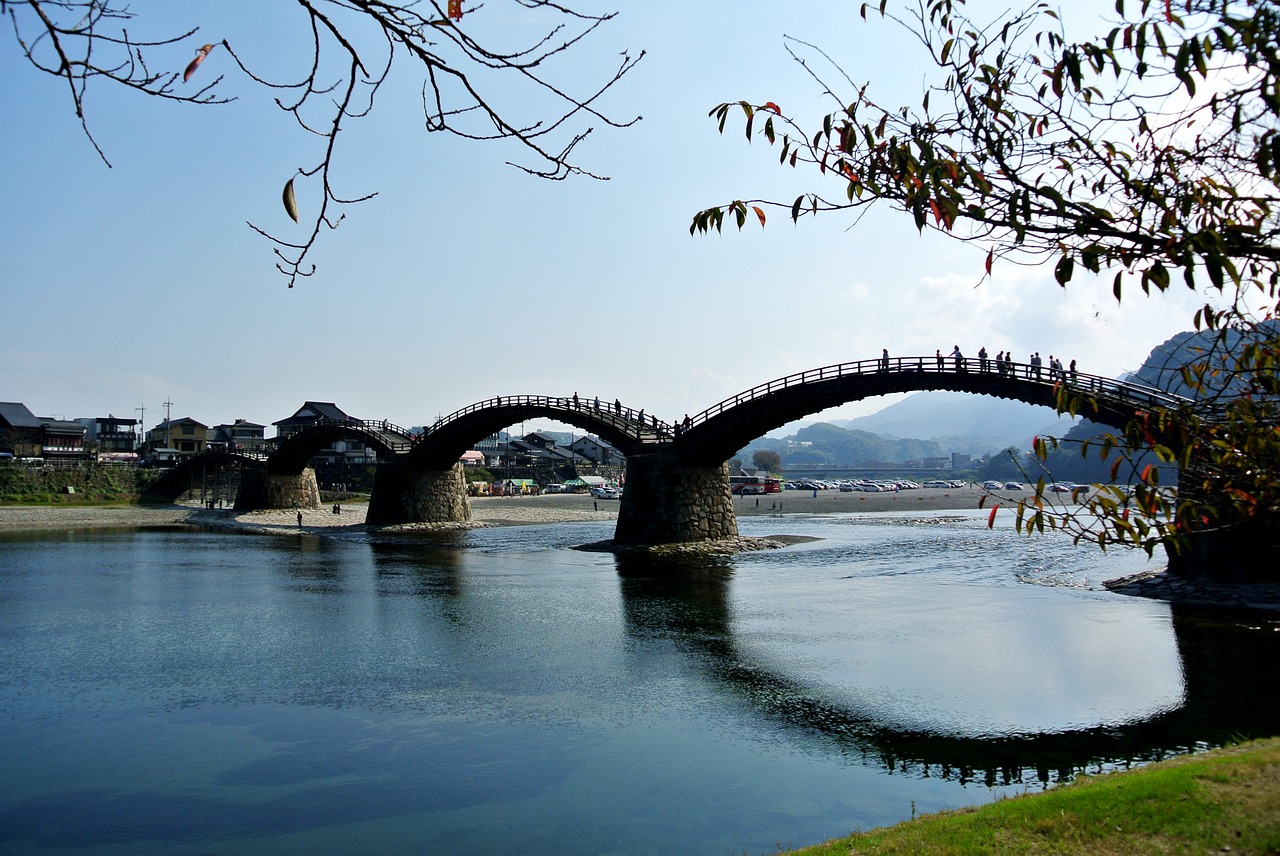 kintaikyo bridge japan free photo