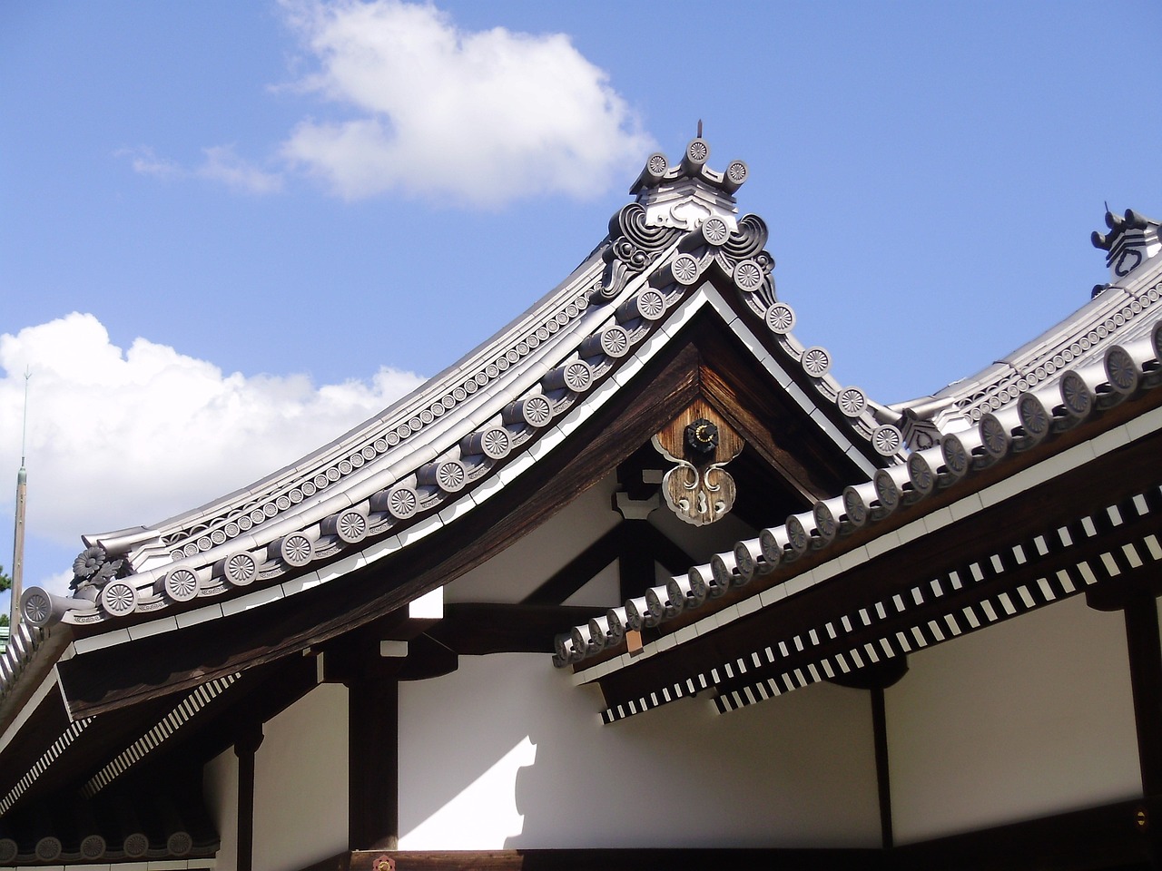 kioto imperial palace coverage free photo