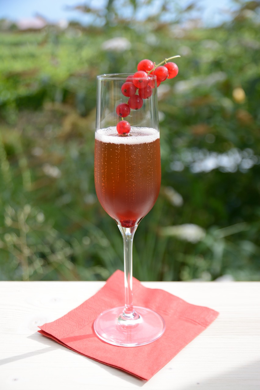 kir royal cocktail benefit from free photo