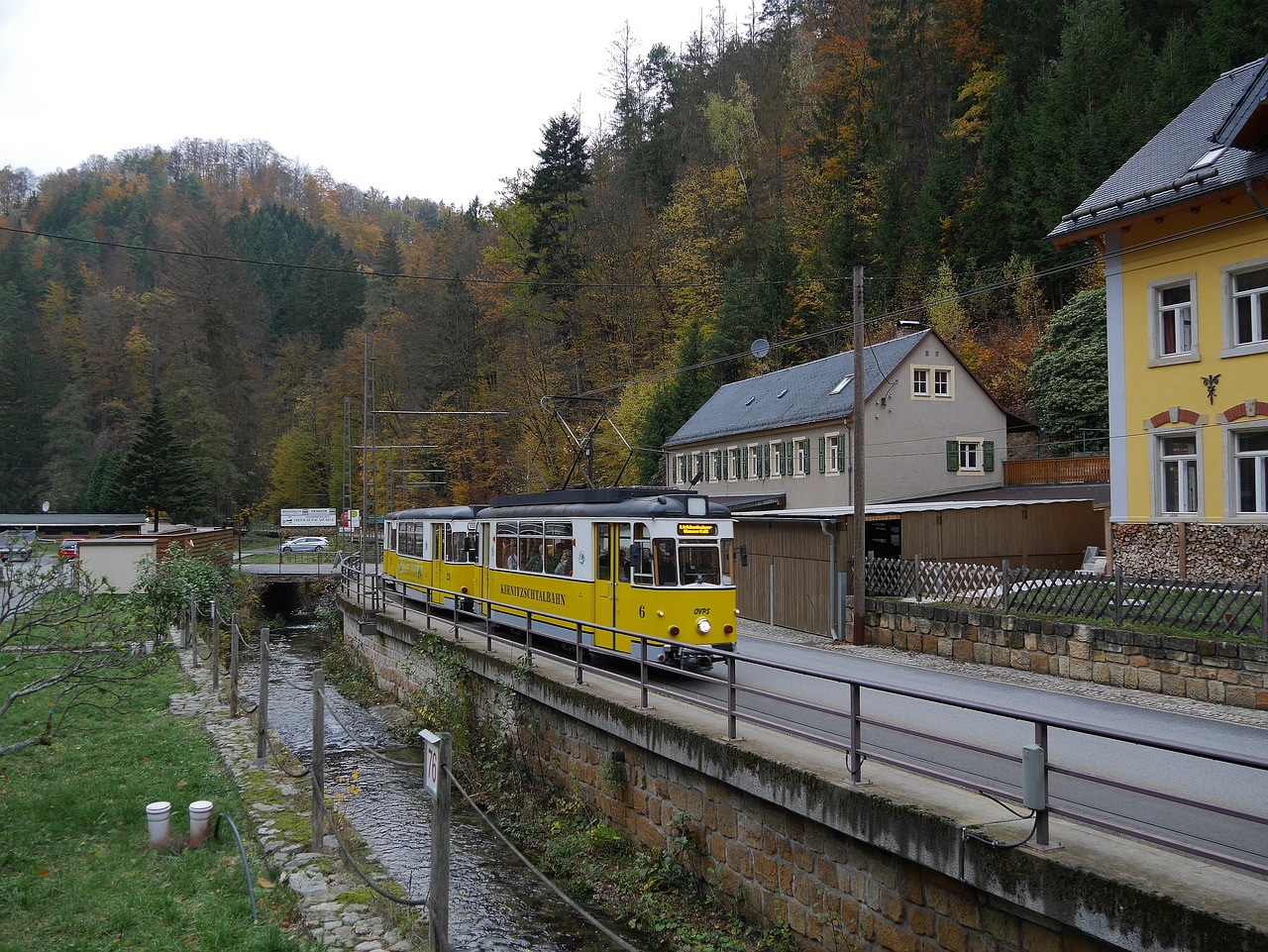 kirnitzschtalbahn  the ostrava mill  campsite free photo