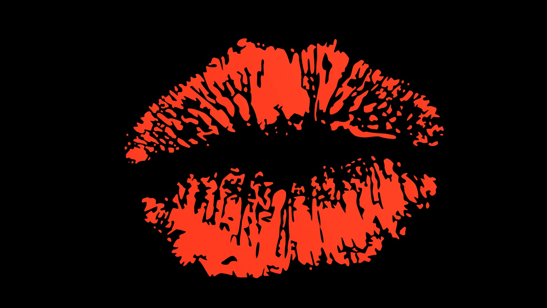 lipstick kiss valentine free photo