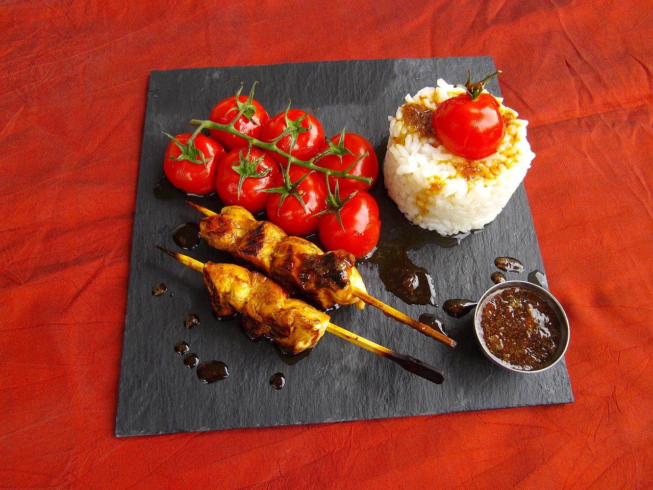 kitchen tomato chicken free photo