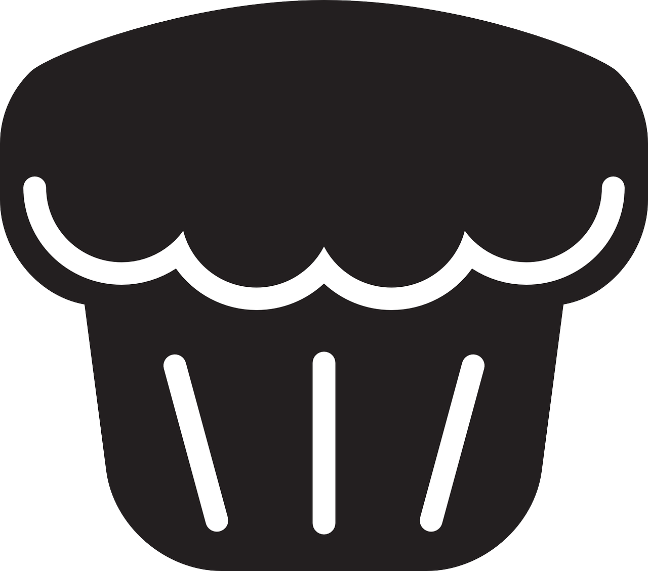 kitchen muffin silhouette free photo