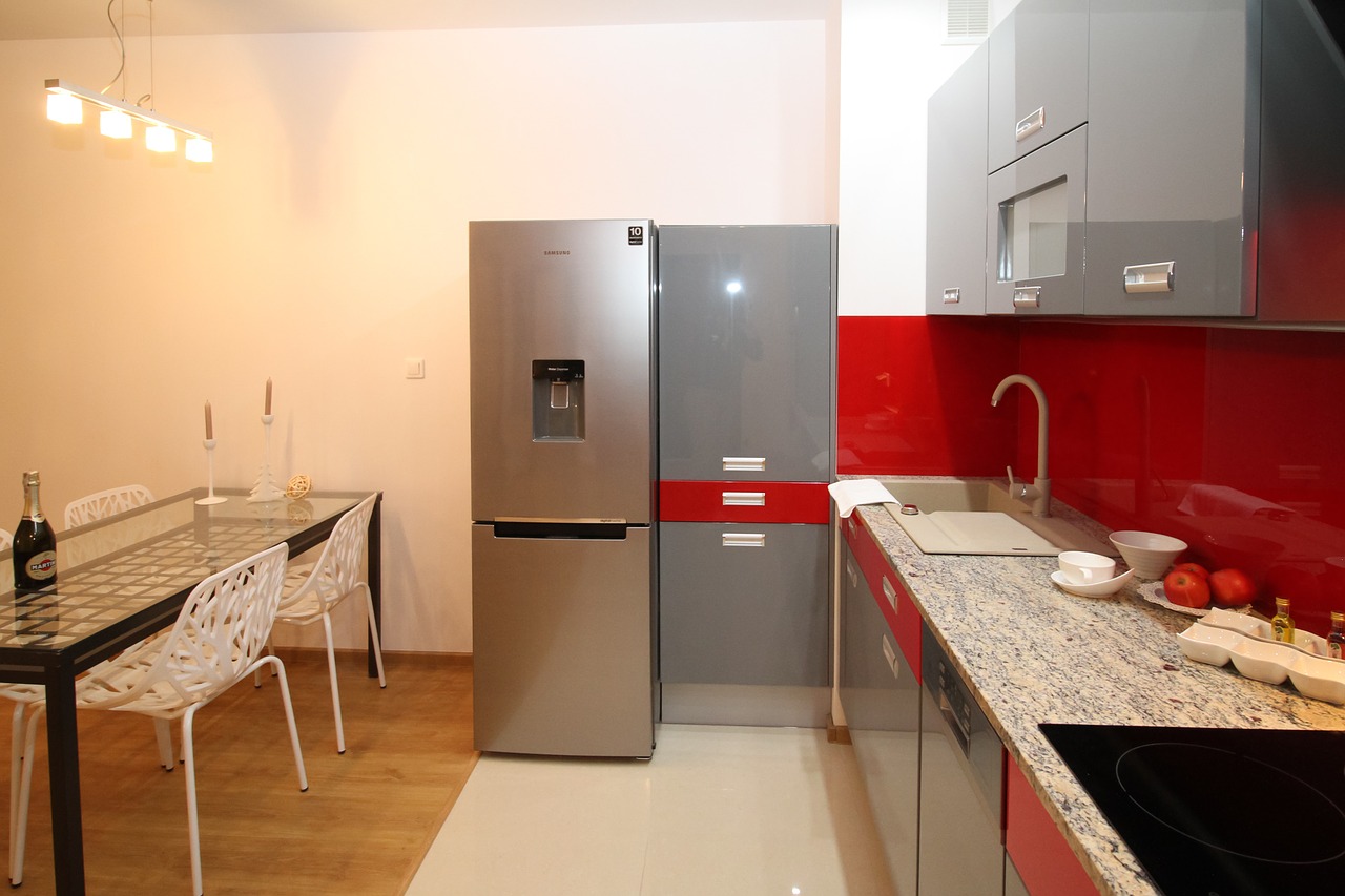 kitchen kitchenette apartment free photo