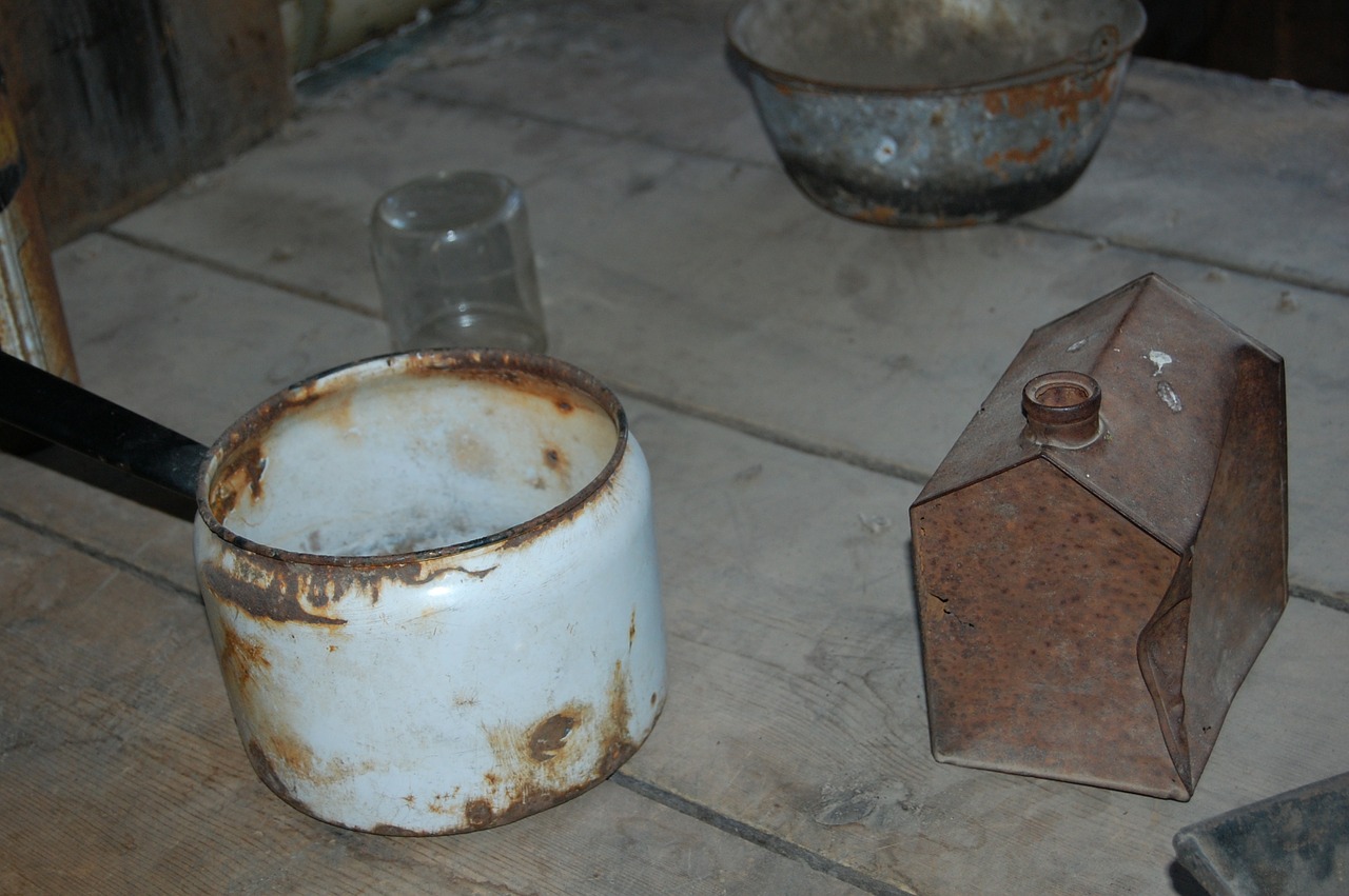 kitchen antiques pots free photo