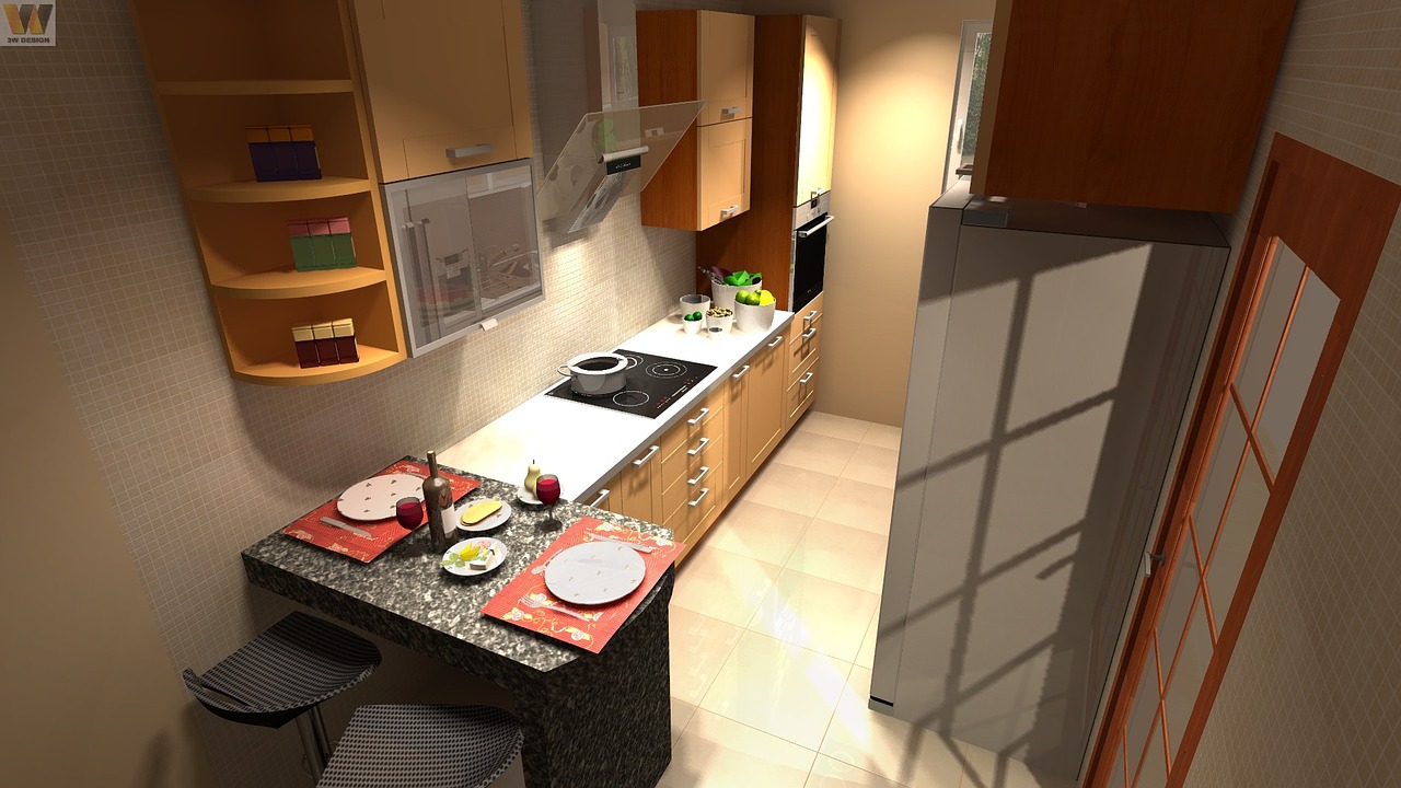 kitchen cad animation free photo