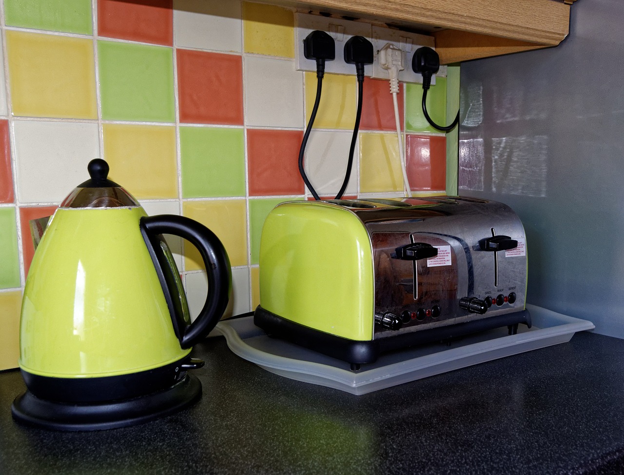 kitchen toaster kettle free photo