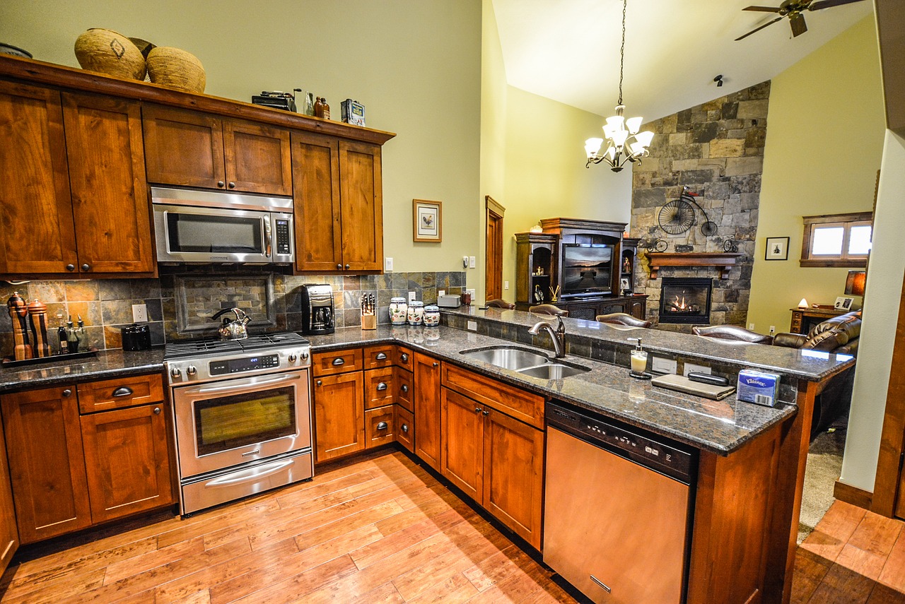 kitchen interior kitchen real estate free photo