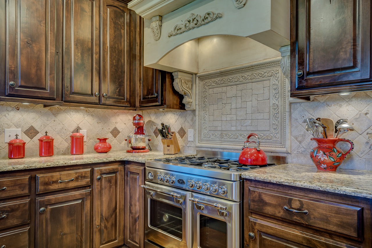 kitchen interior stove interior free photo